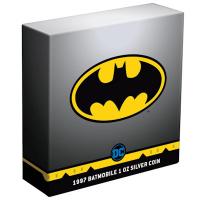 Niue - 2 NZD Batman (3) 1997 Batmobil - 1 Oz Silber