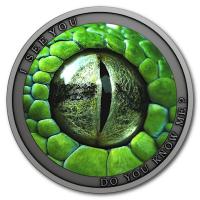 Niue - 1 NZD Eyes. I see You (1.) Do you know me? 2021 - 1/2 Oz Silber