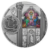 Solomon Islands - 8 Dollar Macau World Heritage Church St. Lawerence - 3 Oz Silber