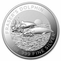 Australien - 5 AUD RAM Delphin Dolphin 2021 - 1 Oz Silber PP HR