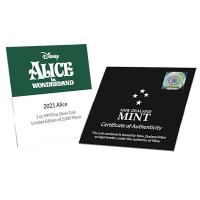 Niue - 2 NZD Disney Alice (1.) Alice im Wunderland(TM) 2021 - 1 Oz Silber