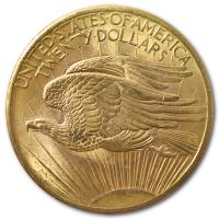 USA - 20 USD Double Eagle 1908 Philadelphia - 30,09g Gold 