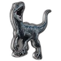 Niue - 5 NZD Jurassic Park Velociraptor 2021 - 2 Oz Silber
