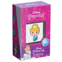 Niue - 2 NZD Chibi Disney Prinzessinnen (1.) Cinderella(TM) 2021 - 1 Oz Silber