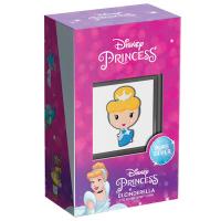 Niue - 2 NZD Chibi Disney Prinzessinnen (1.) Cinderella(TM) 2021 - 1 Oz Silber