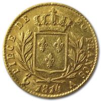 Frankreich - 20 Francs Louis XVIII - 6,45g Gold