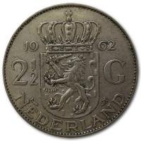 Niederlande - 2 1/2 Gulden Knigin Juliana - Silbermnze
