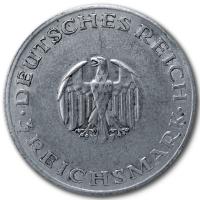 Deutsches Reich - 3 Reichsmark Gotthold Ephraim Lessing 1929 - Silbermnze
