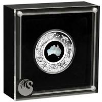 Australien - 1 AUD Great Southern Land Mother of Pearl 2021 - 1 Oz Silber
