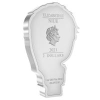 Niue - 2 NZD Chibi Street Fighter(TM) (1.) Ryu(TM) 2021 - 1 Oz Silber