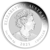 Australien - 1 AUD Quokka 2021 - 1 Oz Silber