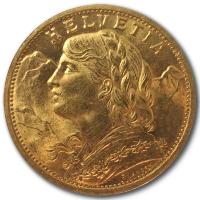 Schweiz - 20 Franken Vreneli 1897 - 5,81g Goldmnze