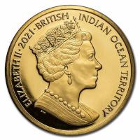 British Indian Ocean - 1 Royal Cutty Sark 2021 - 1 Oz Gold (RAR nur 100 Stck!!!)