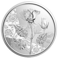 Österreich - 10 Euro Sprache der Blumen (1.) Die Rose 2021 - Silber HGH Blister