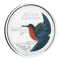 Antigua und Barbuda - 2 Dollar EC8_4 Frigatebird PP 2021 - 1 Oz Silber Color