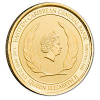 Antigua und Barbuda - 10 Dollar EC8_4 Frigatebird 2021 - 1 Oz Gold