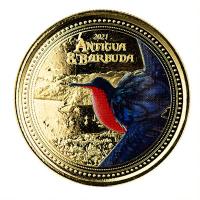 Antigua und Barbuda - 10 Dollar EC8_4 Frigatebird Color 2021 - 1 Oz Gold Color nur 100 Stck!!!