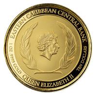 Grenada - 10 Dollar EC8_4 Coat of Arms 2021 - 1 Oz Gold