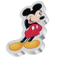 Niue - 2 NZD Disney Shaped (1.) Mickey Mouse 2021 - 1 Oz Silber