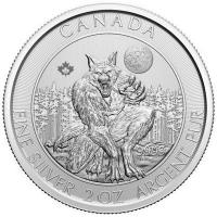 Kanada - 10 CAD Kreaturen: Werewolf 2021 - 2 Oz Silber