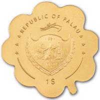 Palau - 1 USD Goldenes Kleeblatt - Goldmünze