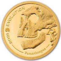 Mongolei - Evolution Golden Paranthropus 2021 - Gold PP