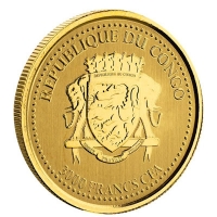 Kongo - 3000 Francs Gorilla 2021 - 1 Oz Gold (RAR Nur 100 Stck!!!)