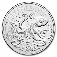 Barbados - 1 Dollar Karibischer Octopus 2021 - 1 Oz Silber