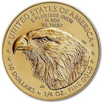 USA - 10 USD TYPE 2 Gold Eagle 2021 - 1/4 Oz Gold