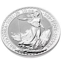 Großbritannien - 10 GBP Britannia 2021 - 10 Oz Silber