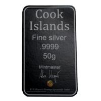 Cook Island - 2,5 CID Münzbarren Bounty 2021 - 50g Silber