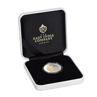 St. Helena - 1 Pfund Napoleon Angel GILDED 2021 - 1 Oz Silber GILDED