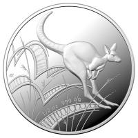 Australien - 1 AUD Känguru / Kangaroo Bounding 2022 - 1/2 Oz Silber