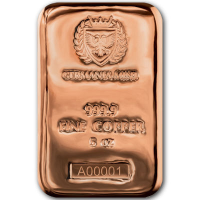 5 oz Kupferbarren 