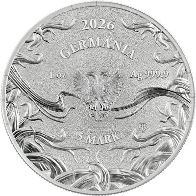Germania Mint - 5 Mark Norns: Urd 2026 - 1 Oz Silber BU