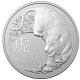 Australien - 1 AUD RAM Lunar Jahr des Tiger 2022 - 1 Oz Silber BU