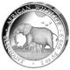 Somalia - African Wildlife Elefant 2022 - 1 Oz Silber UltraHighRelief PP