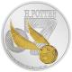 Niue - 2 NZD Harry Potter Classic: Goldener Schnatz(TM) - 1 Oz Silber