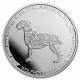 Tschad - 500 Francs Celtic Animals Wolfhound Dog / Wolfshund 2022 - 1 Oz Silber