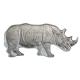 Solomon Islands - 2 Dollar African Black Rhino 2022 - 1 Oz Silber