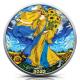 USA - 1 USD TYPE 2 Silver Eagle Edition Ukraine Unabhängigkeit 2022 - 1 Oz Silber Color