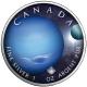Kanada - 5 CAD Maple Leaf Sonnensystem (9.) Neptun - 1 Oz Silber Color