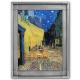 Tschad - 10000 Francs Vincent van Gogh: Cafe Terrace at Night 2022 - 2 Oz Silber AntikFinish