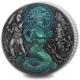 British Indian Ocean Territory - 4 GBP Mythical Creatures: Medusa - 2 Oz Silber HR AntikFinish
