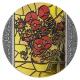 Ghana - 10 Cedis Meisterstücke: Van Gogh Sunflowers 2022 - 2 Oz Silber