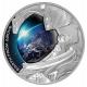 Niue - 1 NZD Earth from Above 2022 - 1 Oz Silber PP Color
