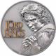 Cook Island - 10 CID Herr der Ringe Frodo 2022 - 2 Oz Silber Antik Finish High Relief