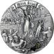 Niue - 5 NZD Witch Trial - Mankind`s Mistake 2022 - 2 Oz Silber Antik Finish High Relief
