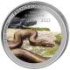 Kongo - 20 Francs Prähistorisches Leben (10.) Titanoboa - 1 Oz Silber Color