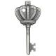 Cook Islands - 5 CID Key to my Kingdom / Schlssel zu meinem Knigreich - 1 Oz Silber Antik Finish